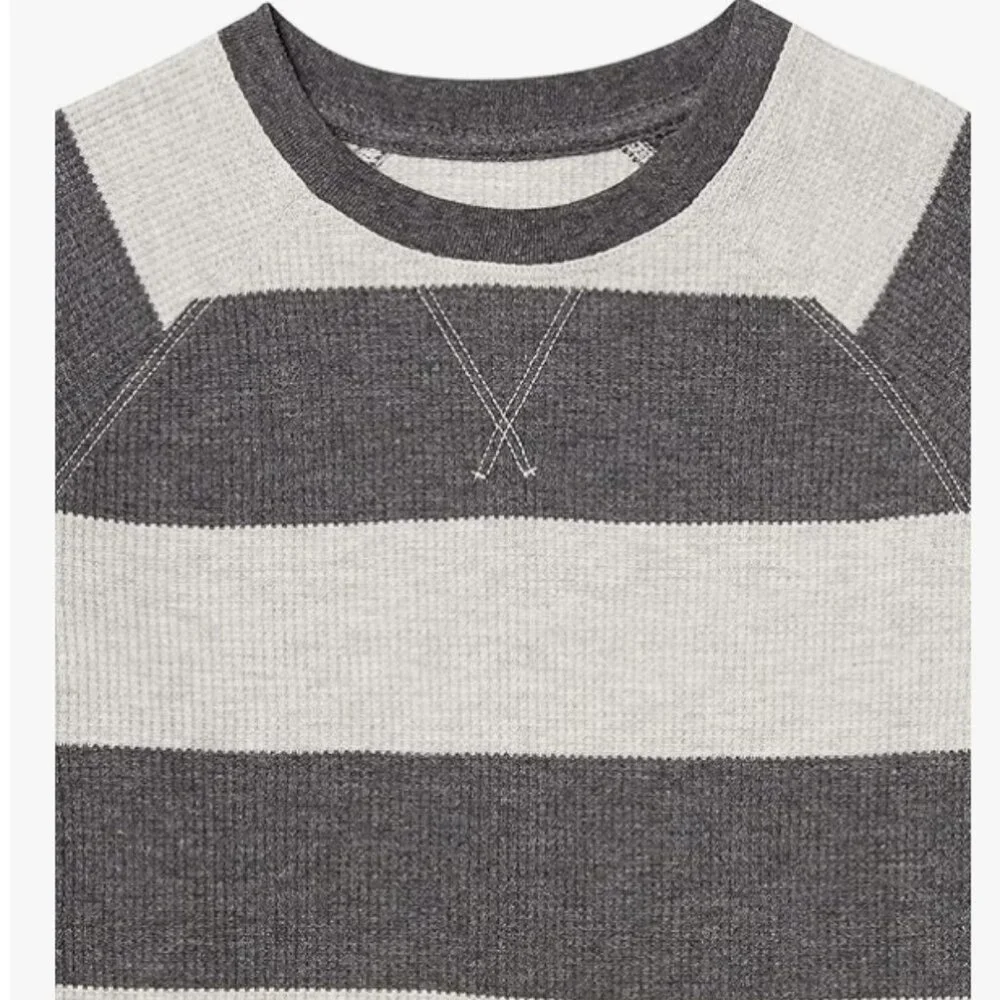 Boys' Long-Sleeve Knit Thermal T-Shirt, Pack of 3 - XL
